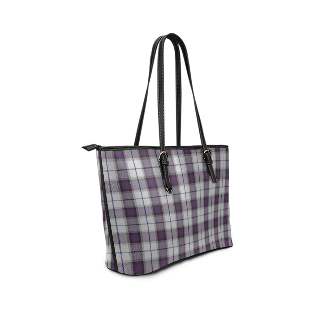 Alexander of Menstry Dress Tartan Leather Tote Bag