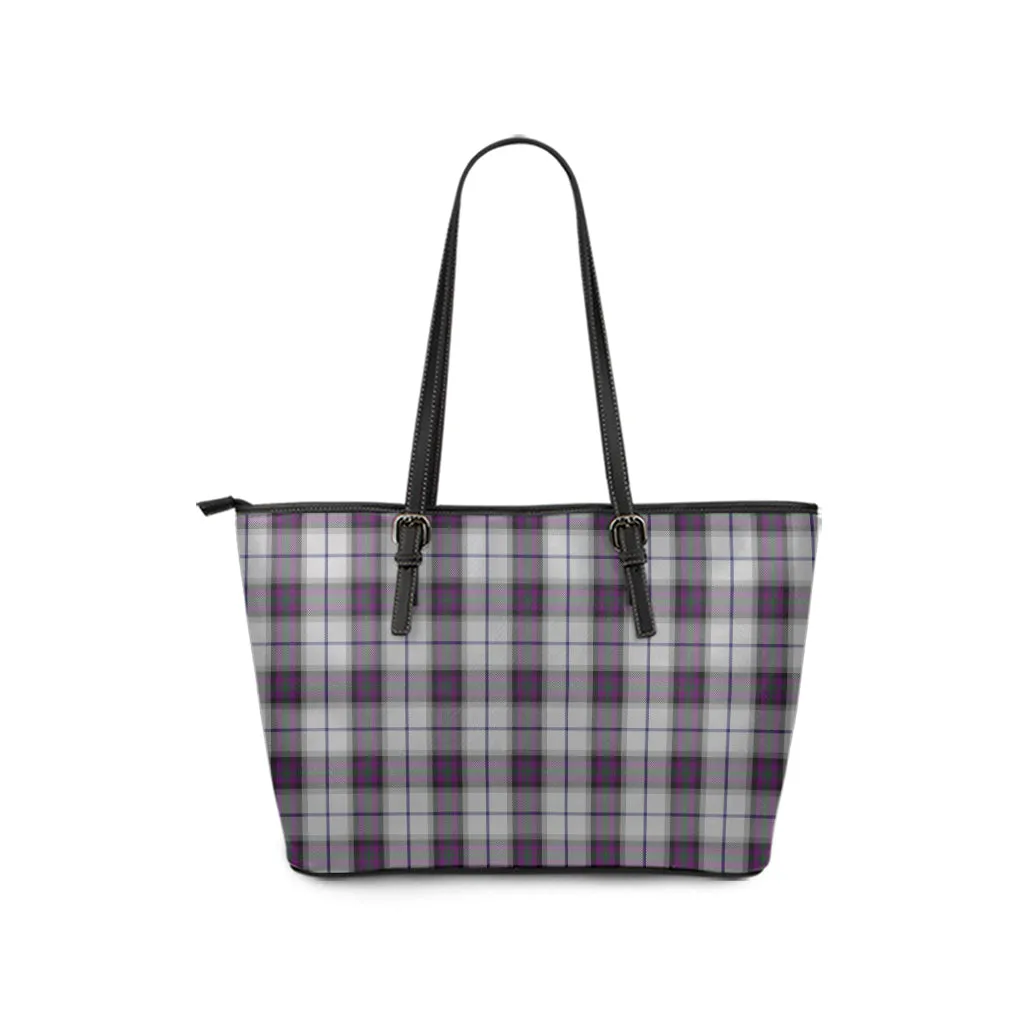 Alexander of Menstry Dress Tartan Leather Tote Bag