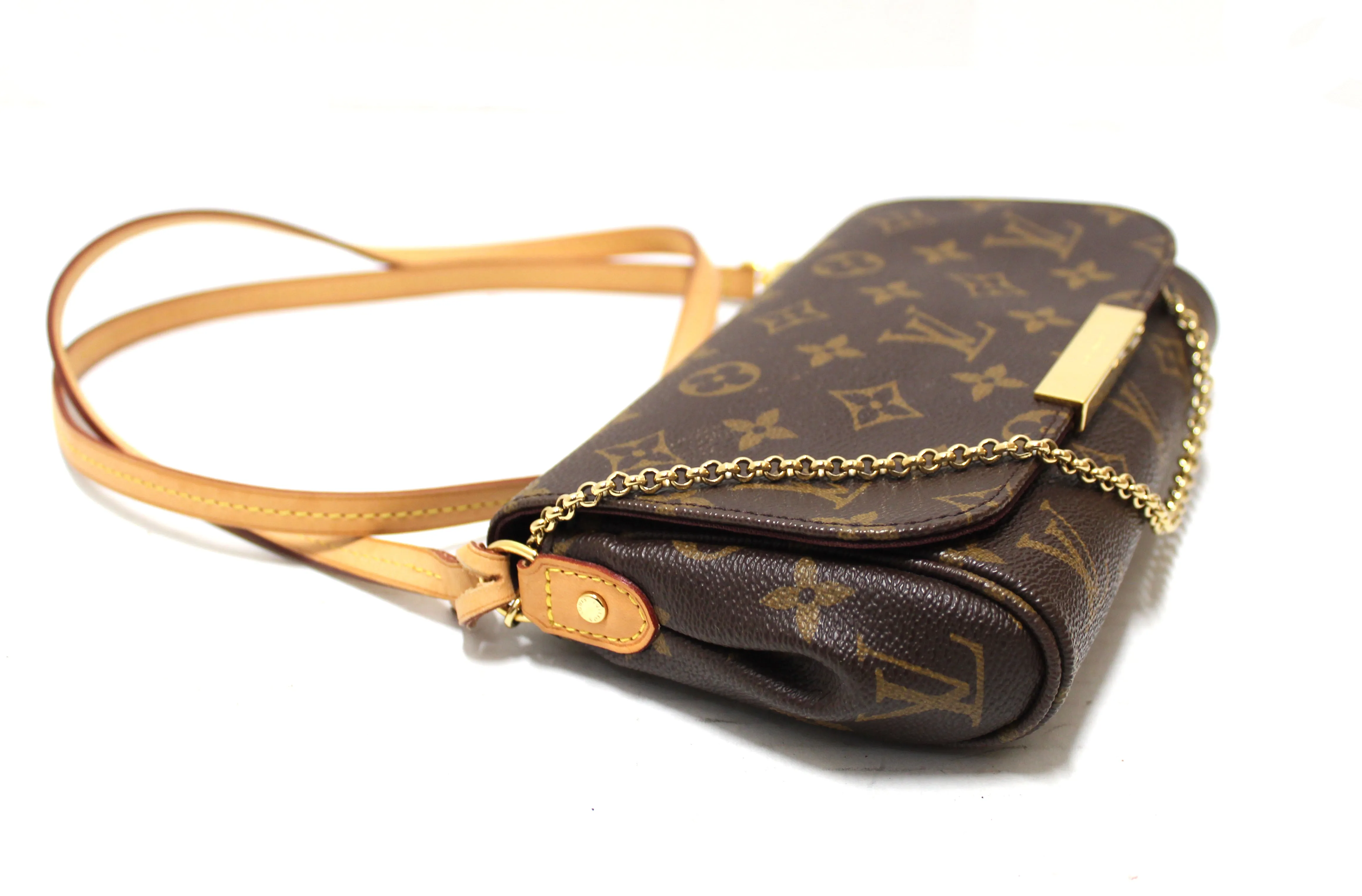 Authentic Louis Vuitton Monogram Canvas Favorite PM Messenger Bag