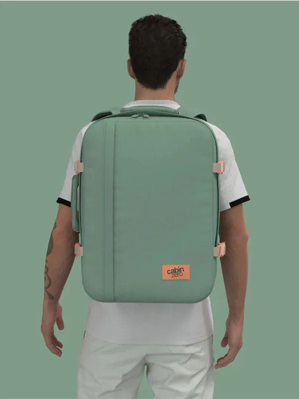 Cabinzero Classic Backpack 44L in Sage Forest Color
