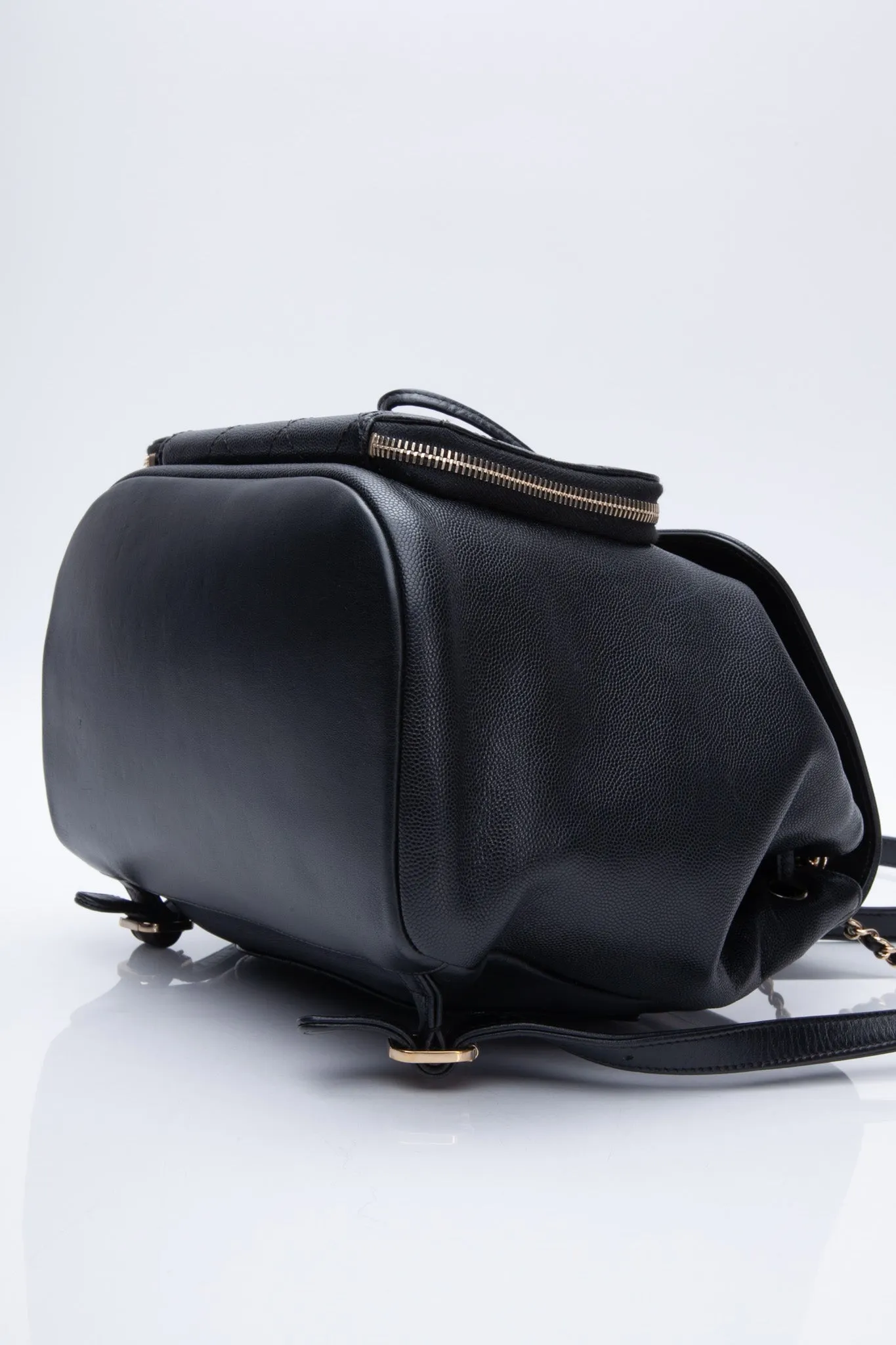CHANEL Business Affinity Backpack Caviar Small Black