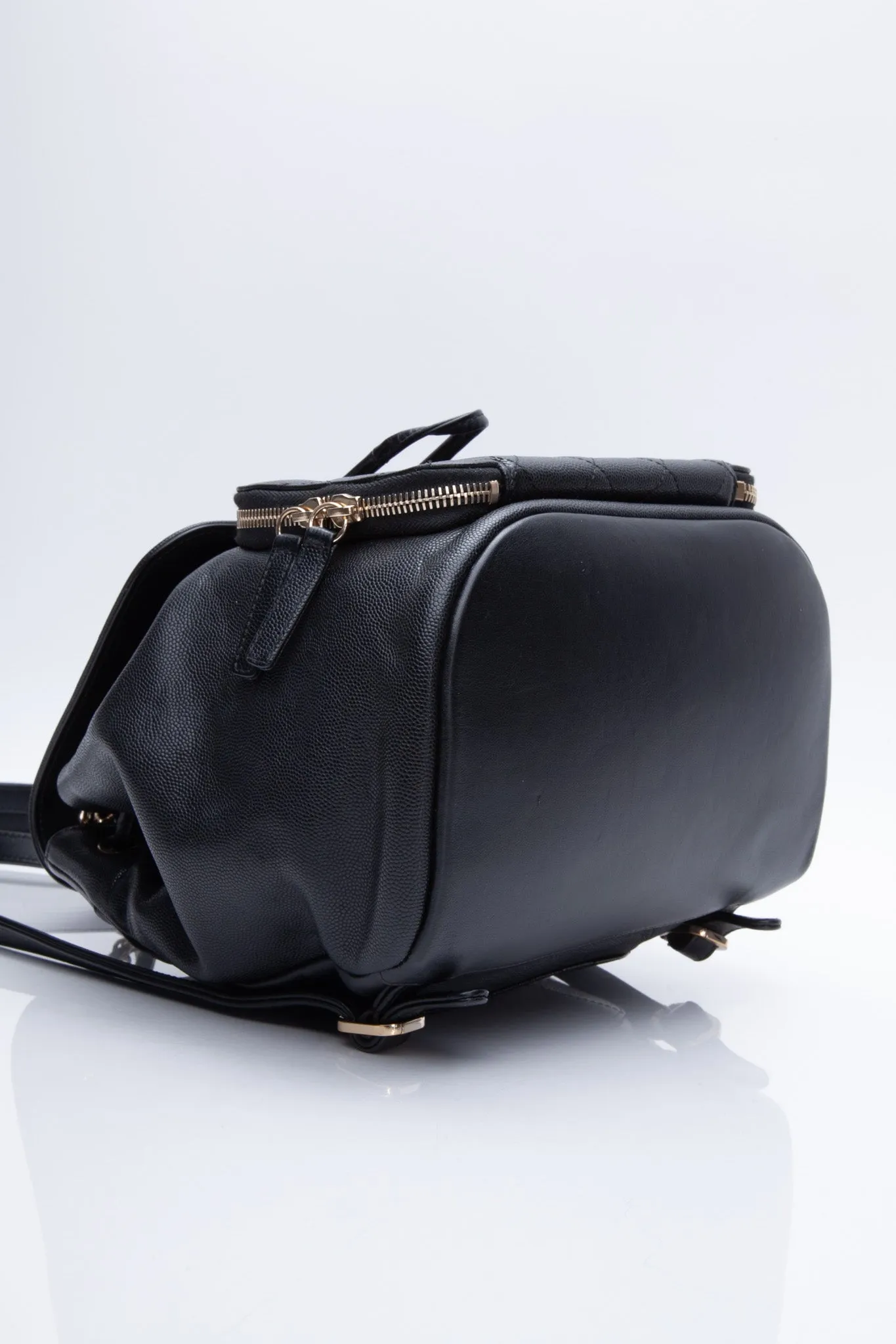 CHANEL Business Affinity Backpack Caviar Small Black