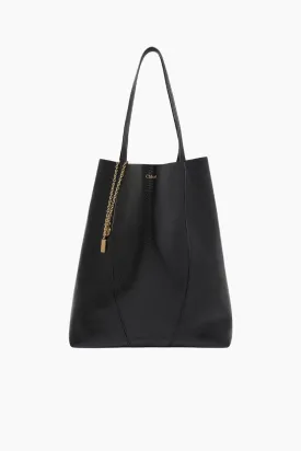 Chloé Large Spin Tote Bag - Black