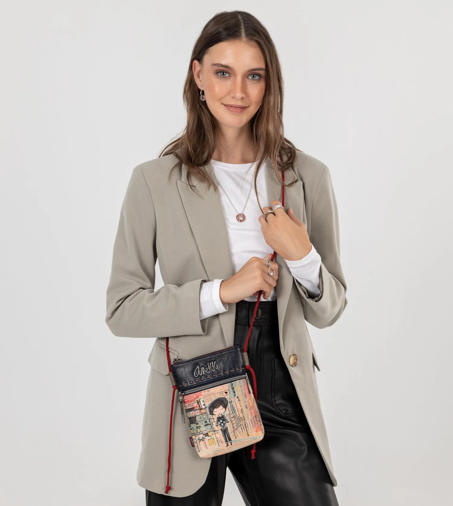 City Art mini crossbody bag
