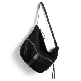 city safari™ | black suede | 3 in 1 adjustable | choose size   lining   pulls   hardware finish