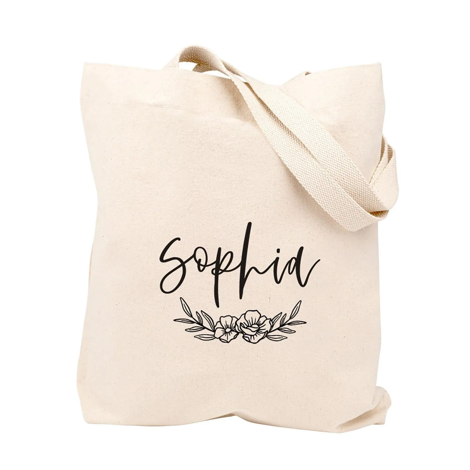 Custom Canvas Floral Tote Bags for Women - 23 Designs