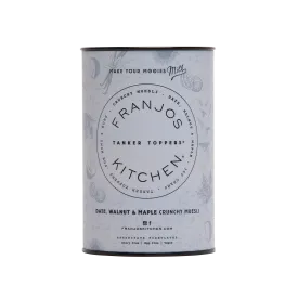 Franjos Kitchen Tanker Topper Muesli - Date Walnut and Maple