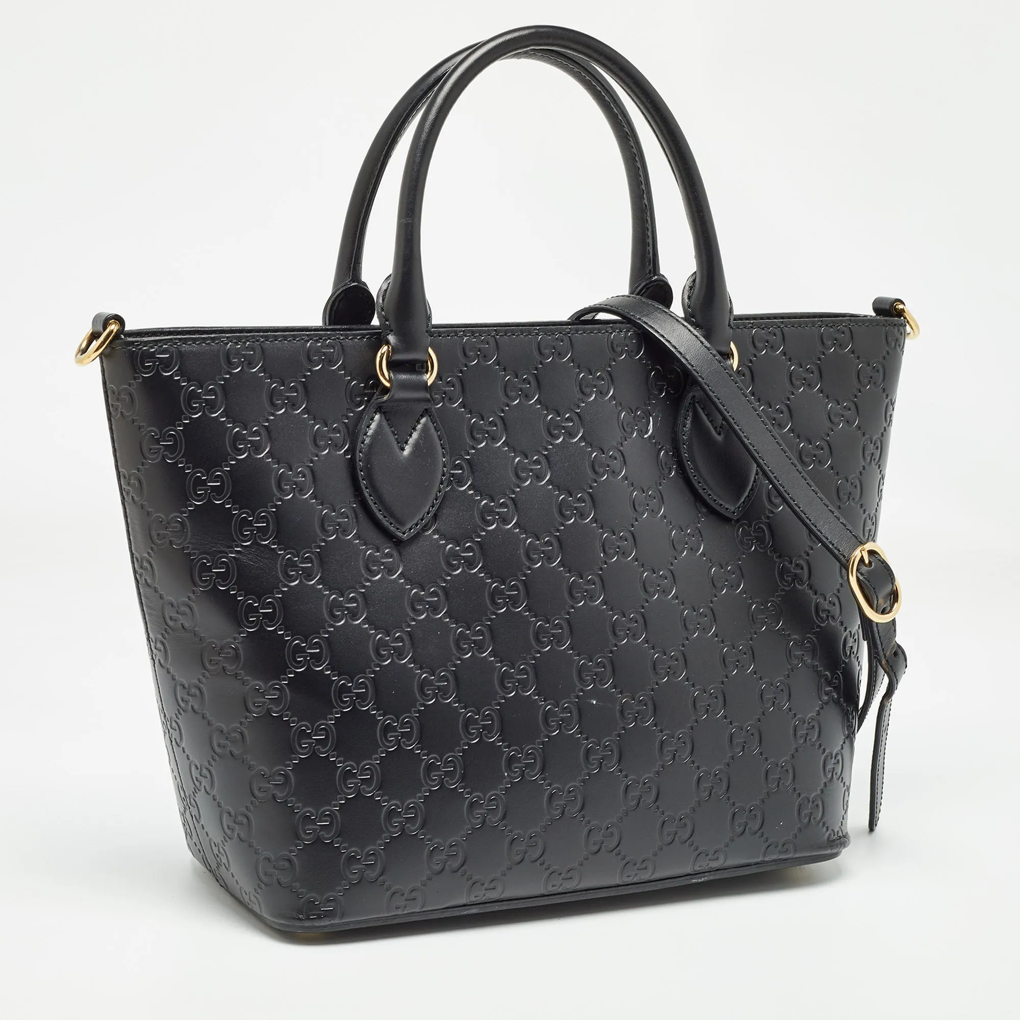 Gucci  Guccissima Leather Zip Tote