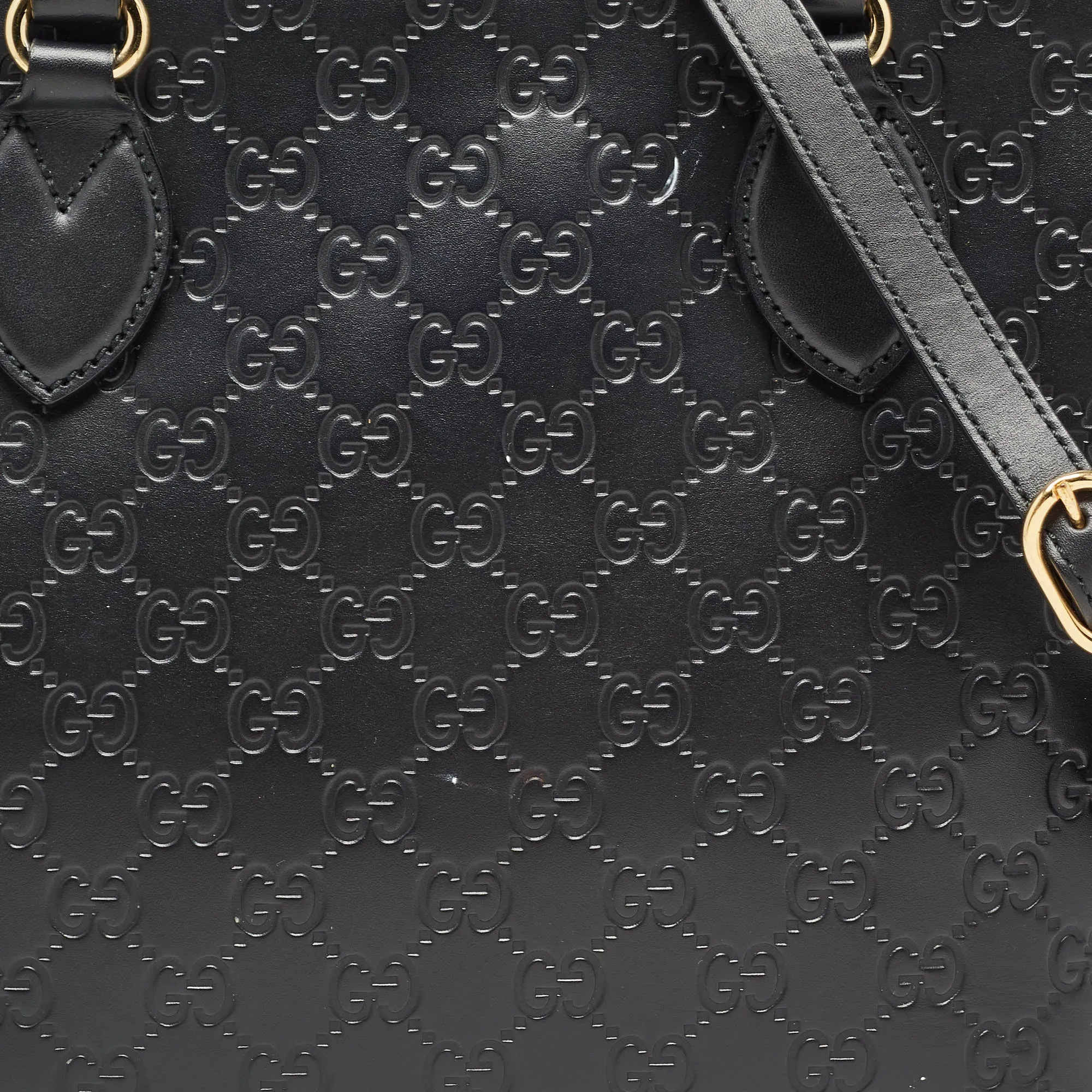 Gucci  Guccissima Leather Zip Tote