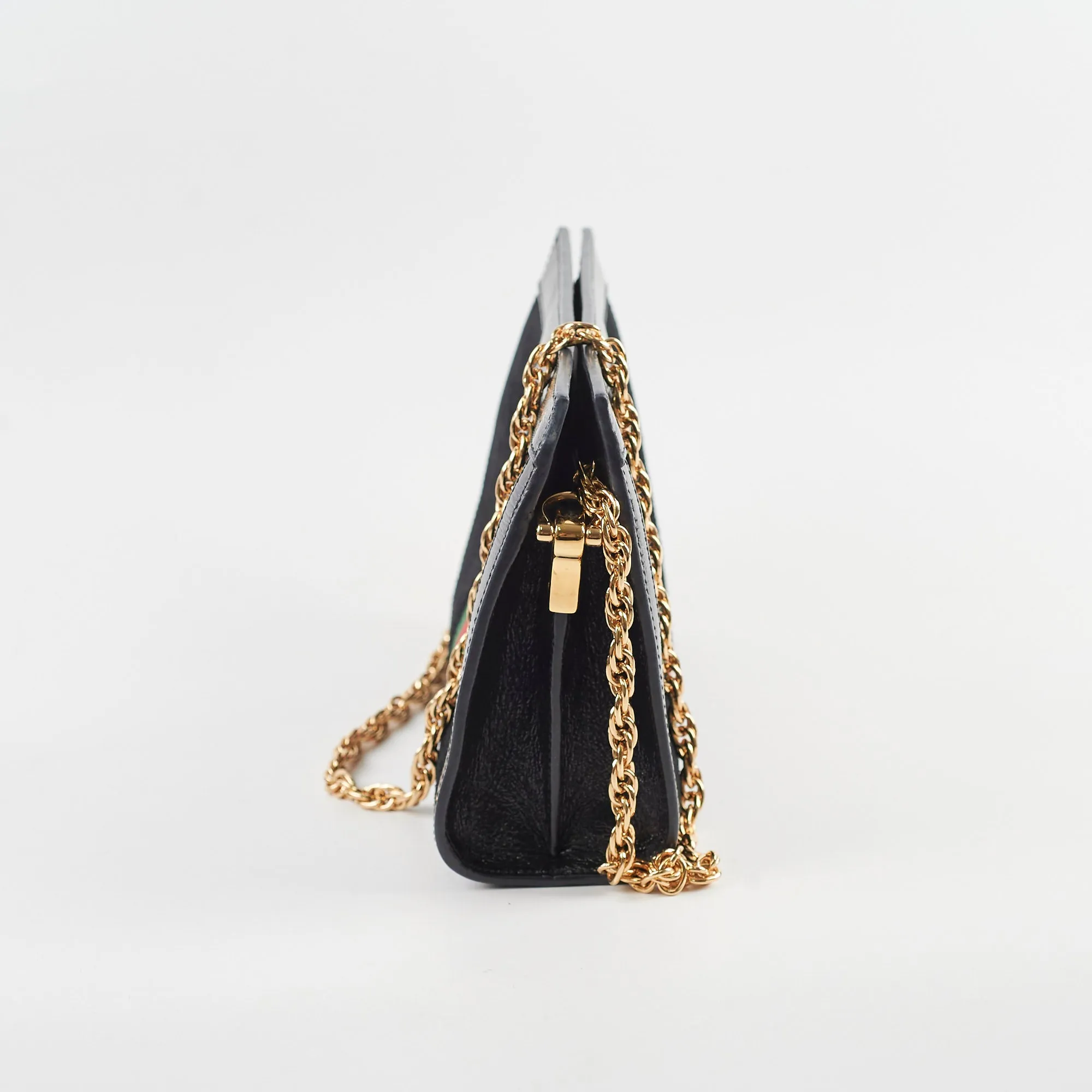 Gucci Ophidia Small Shoulder Bag Black Patent
