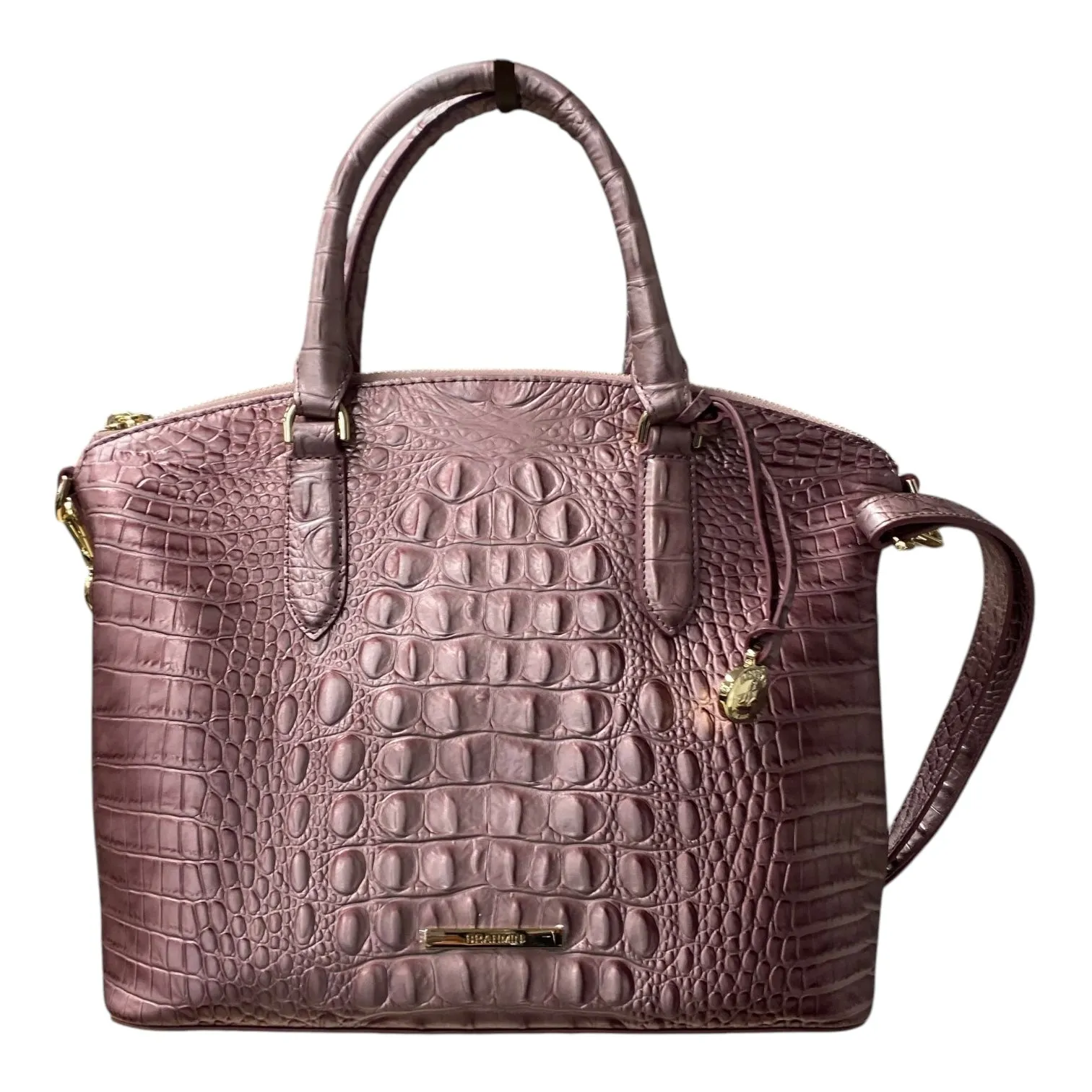 Handbag Designer By Brahmin In Pink, Size:Medium