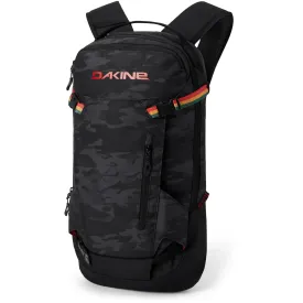 Heli 12L Ski Backpack - Black Camo