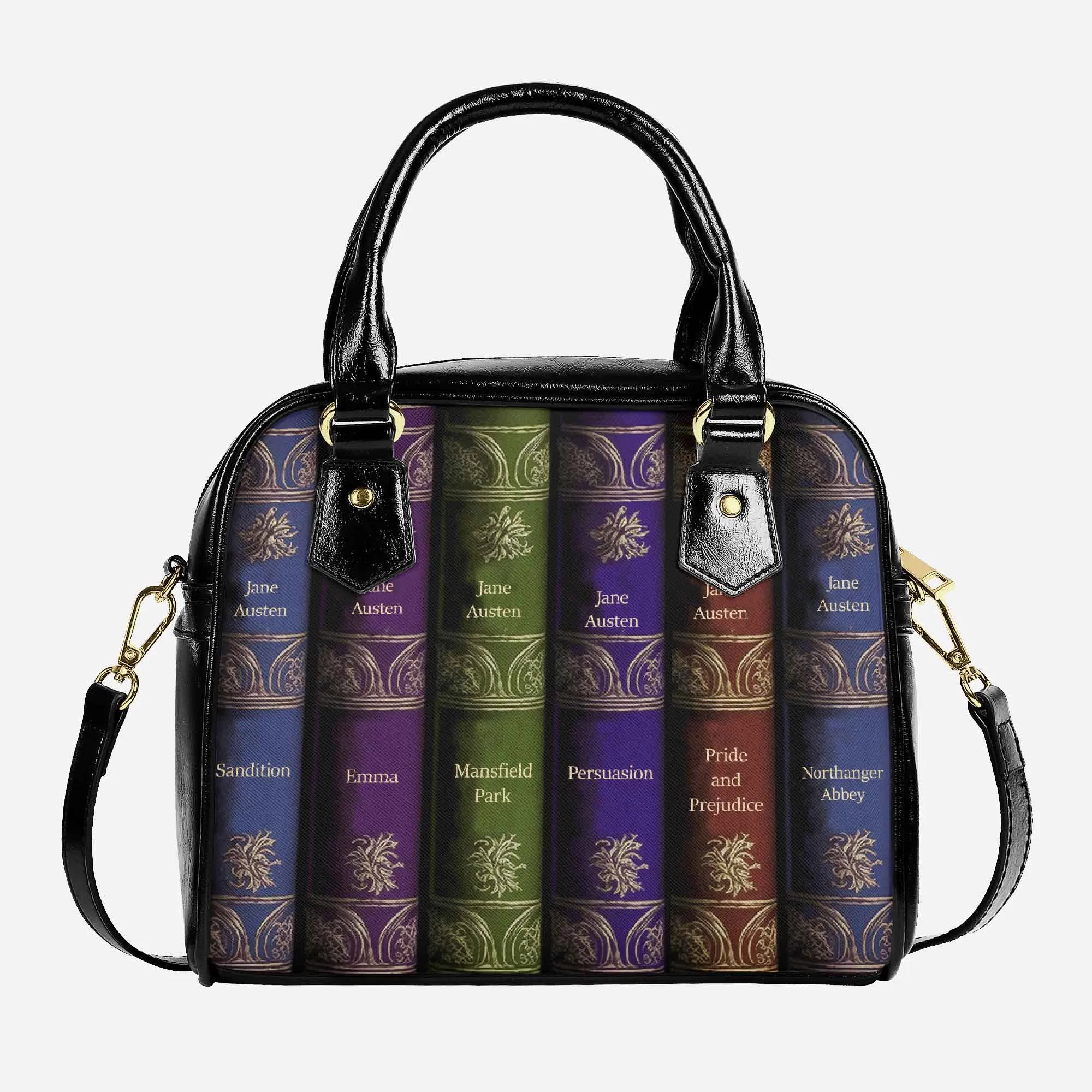 Jane Austen Shoulder Handbag - Purse for Jane Austen Fans (JPJAB)