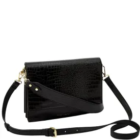 Katie Loxton Orla Crossbody Bag - Black Croc