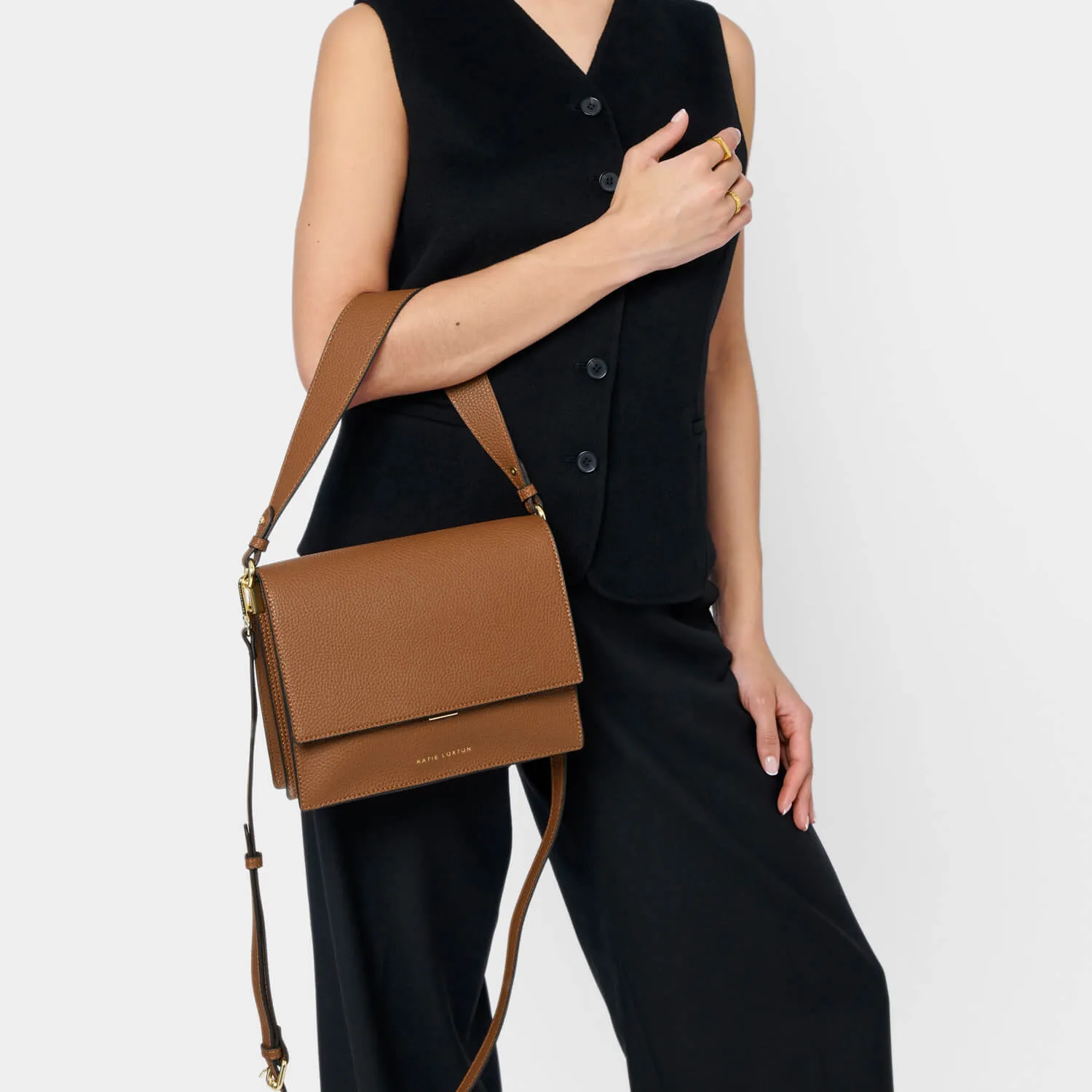 Katie Loxton Orla Crossbody Bag - Cognac