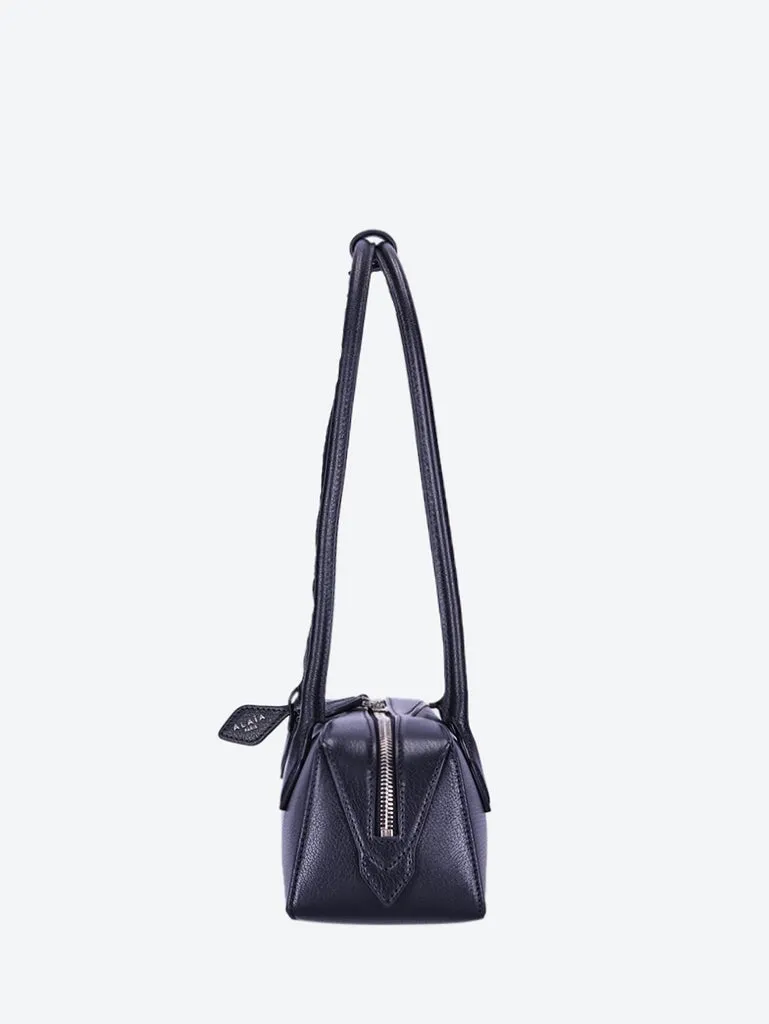 Leather le teckel medium handbag