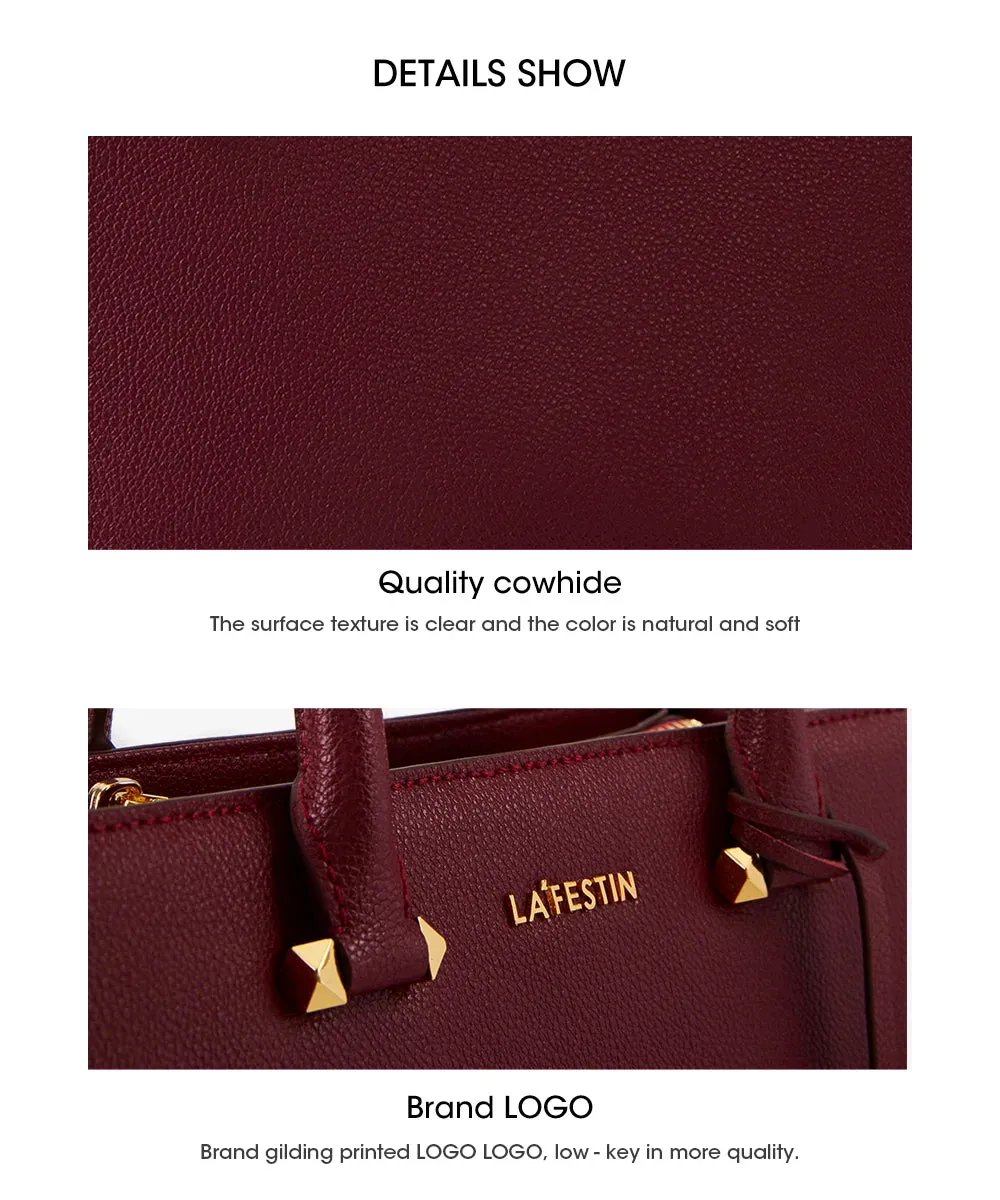 Leather Tote Bags Luxury Multifunctional -  Shoulder Crossbody