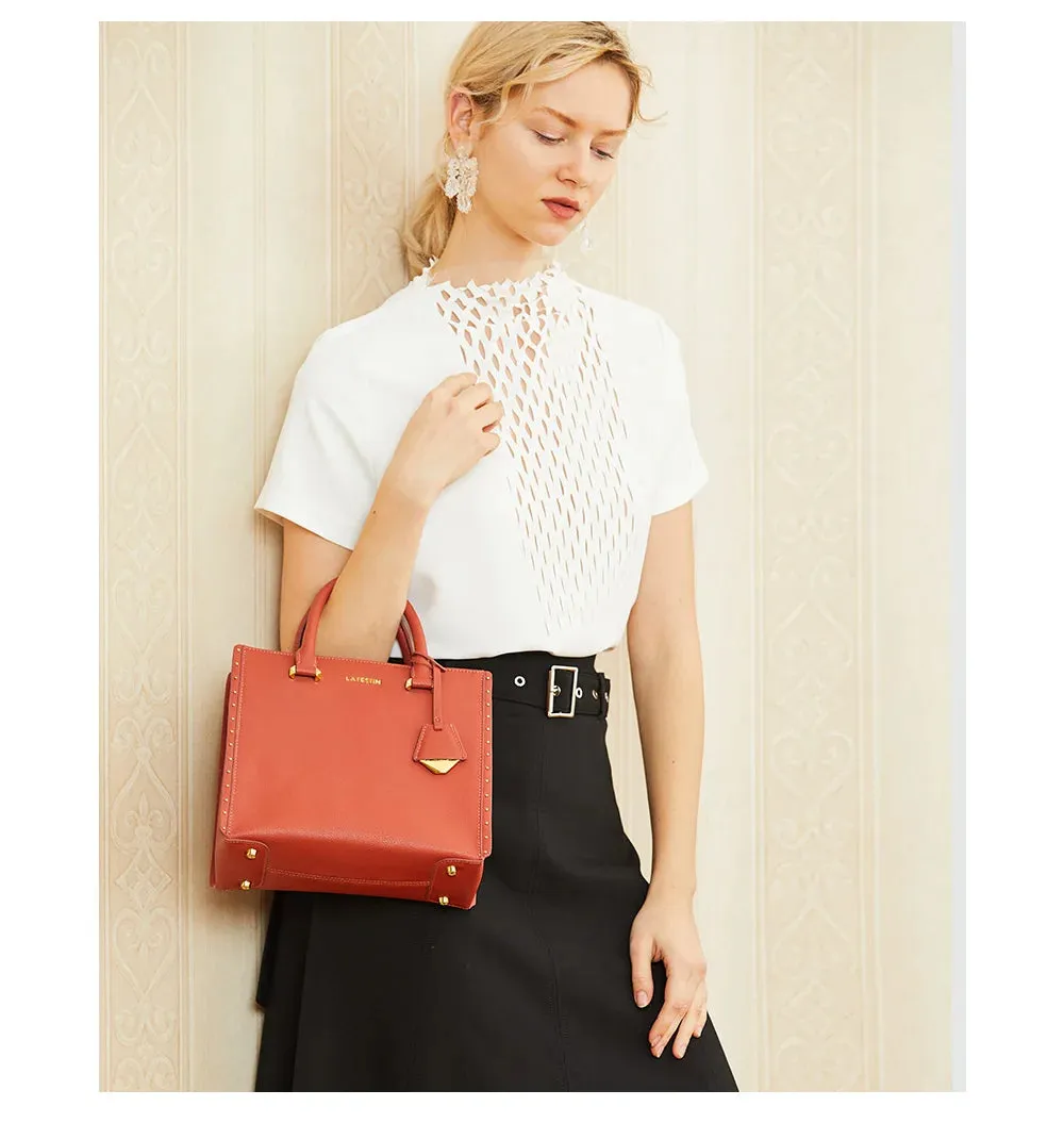 Leather Tote Bags Luxury Multifunctional -  Shoulder Crossbody