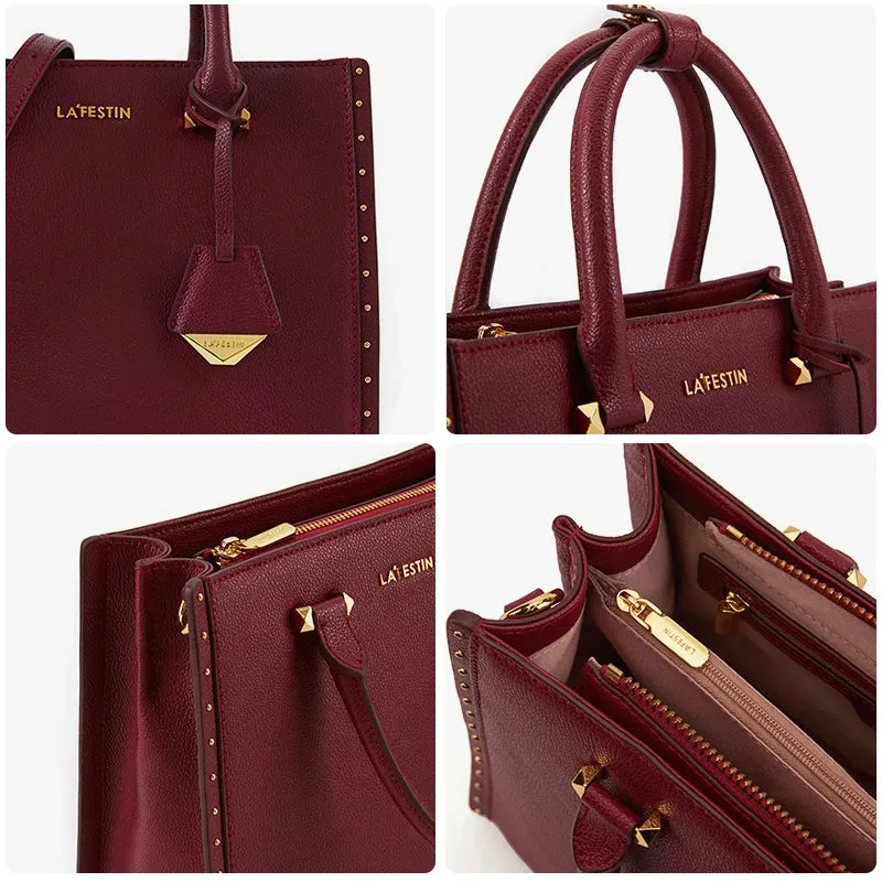 Leather Tote Bags Luxury Multifunctional -  Shoulder Crossbody