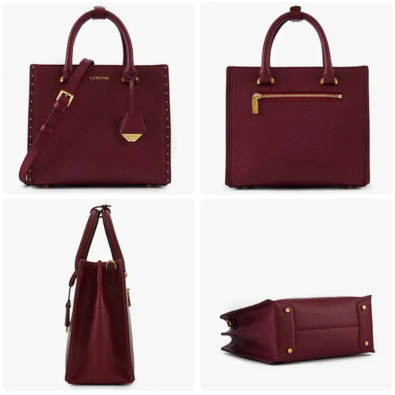 Leather Tote Bags Luxury Multifunctional -  Shoulder Crossbody