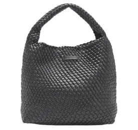 Louenhide Gabby Woven Shoulder Bag - Black