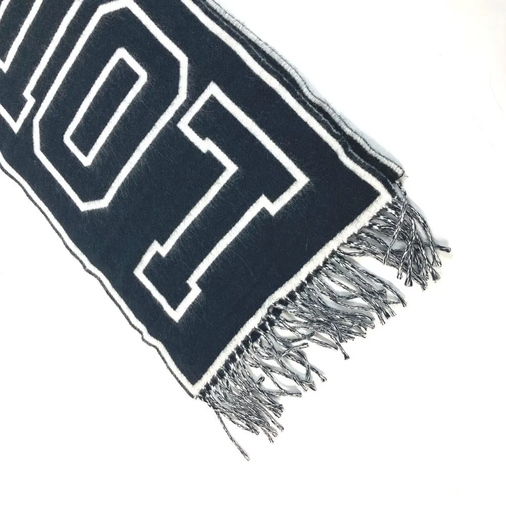 LOUIS VUITTON Scarf M71317 Wool, Cashmere black Echarpe City
