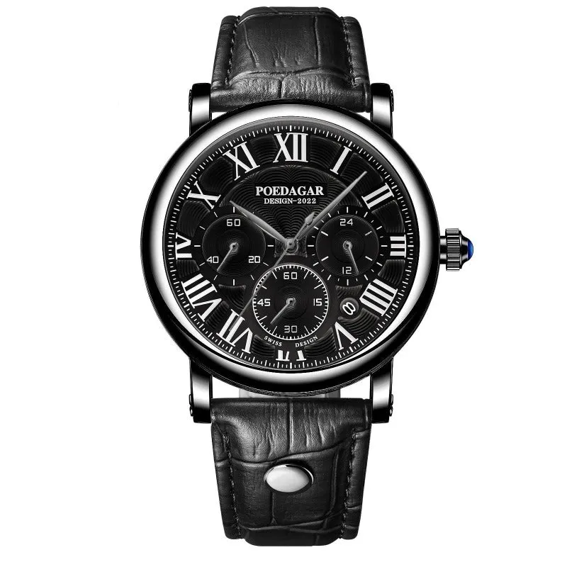 Luxurious Casual Chronograph Wristwatch