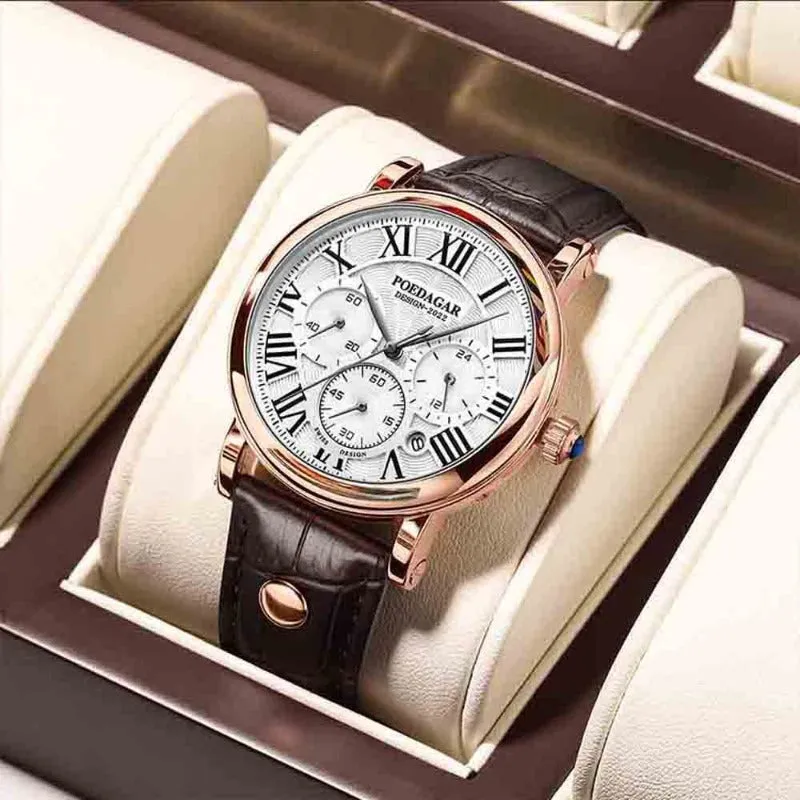 Luxurious Casual Chronograph Wristwatch