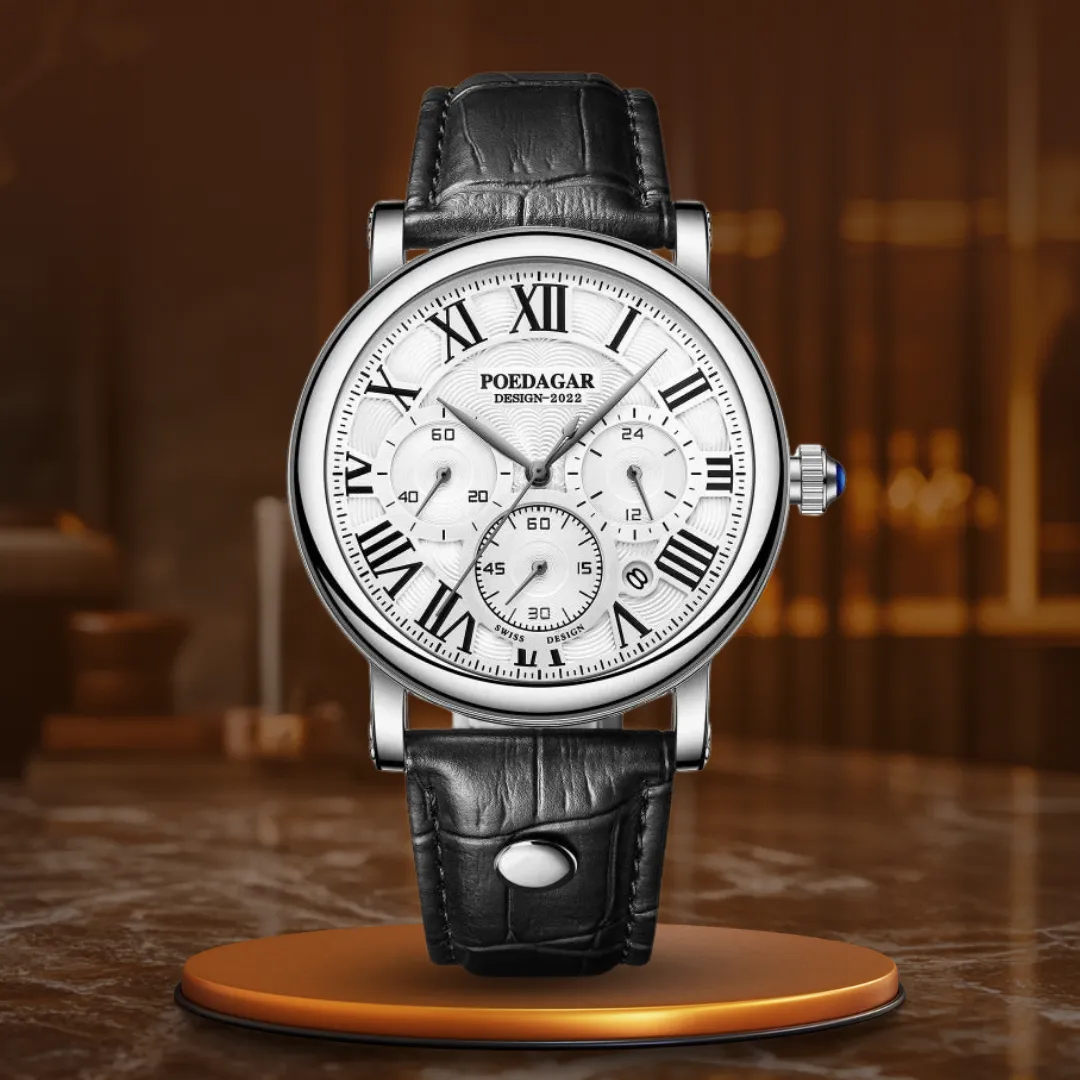 Luxurious Casual Chronograph Wristwatch