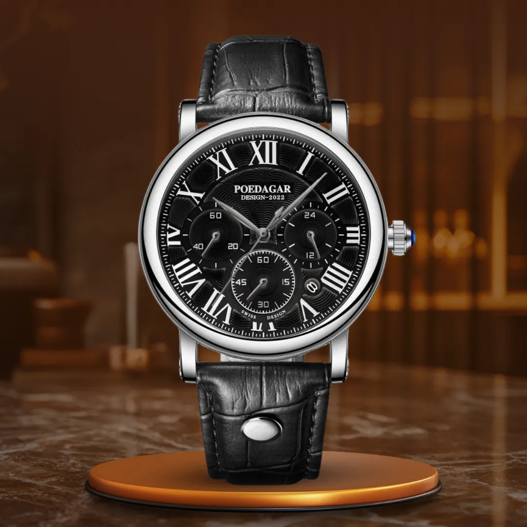 Luxurious Casual Chronograph Wristwatch