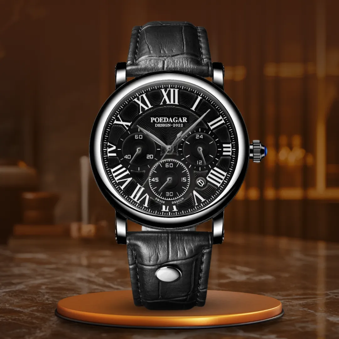 Luxurious Casual Chronograph Wristwatch
