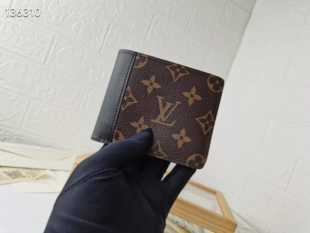 LV Multiple Wallet In Monogram Macassar Coated Canvas