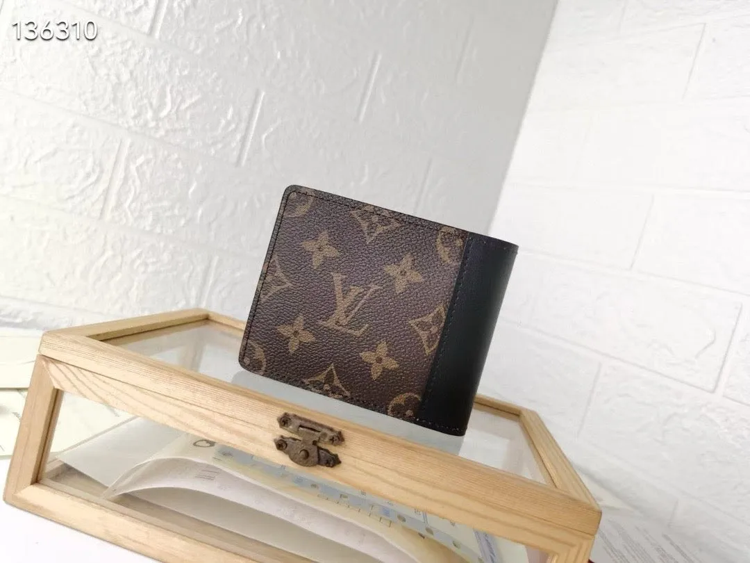 LV Multiple Wallet In Monogram Macassar Coated Canvas