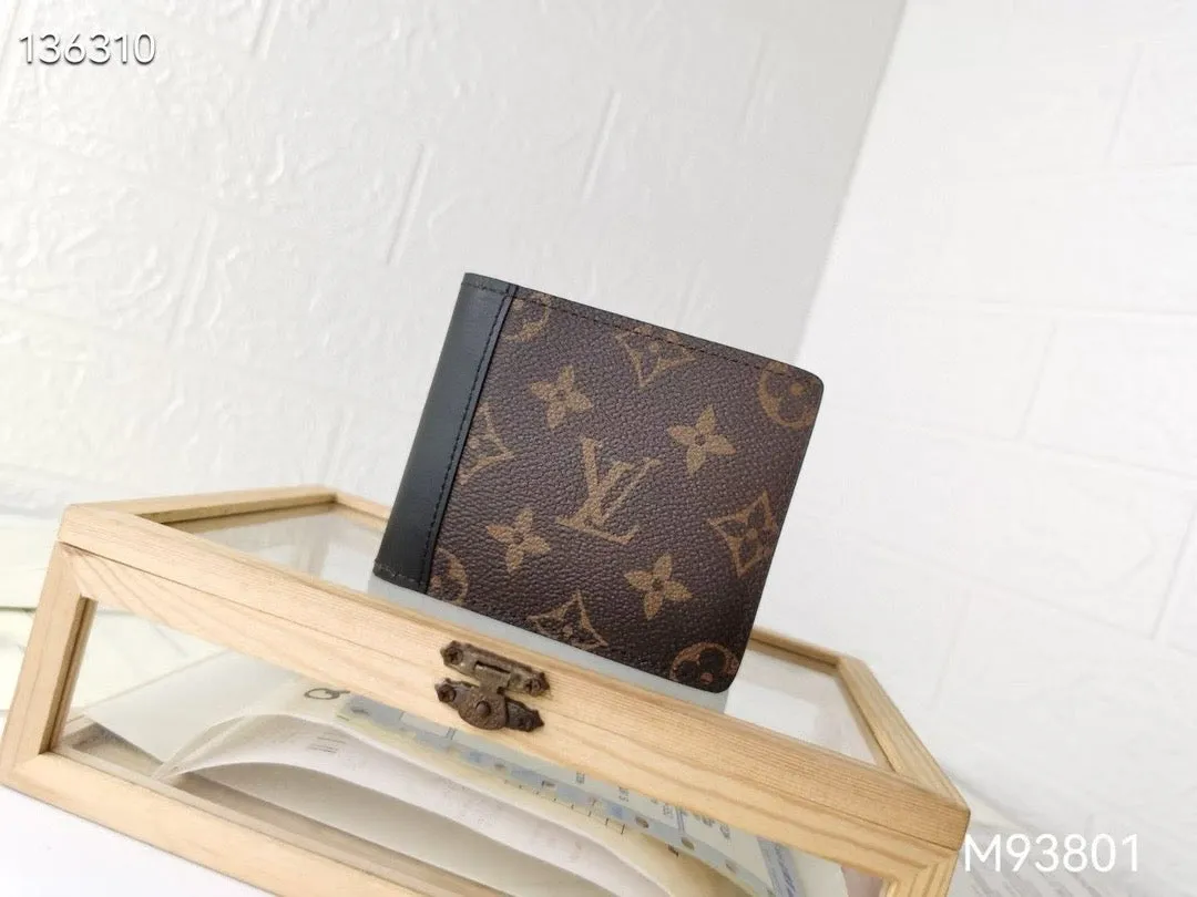 LV Multiple Wallet In Monogram Macassar Coated Canvas