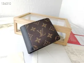 LV Multiple Wallet In Monogram Macassar Coated Canvas
