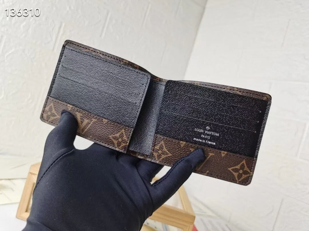 LV Multiple Wallet In Monogram Macassar Coated Canvas