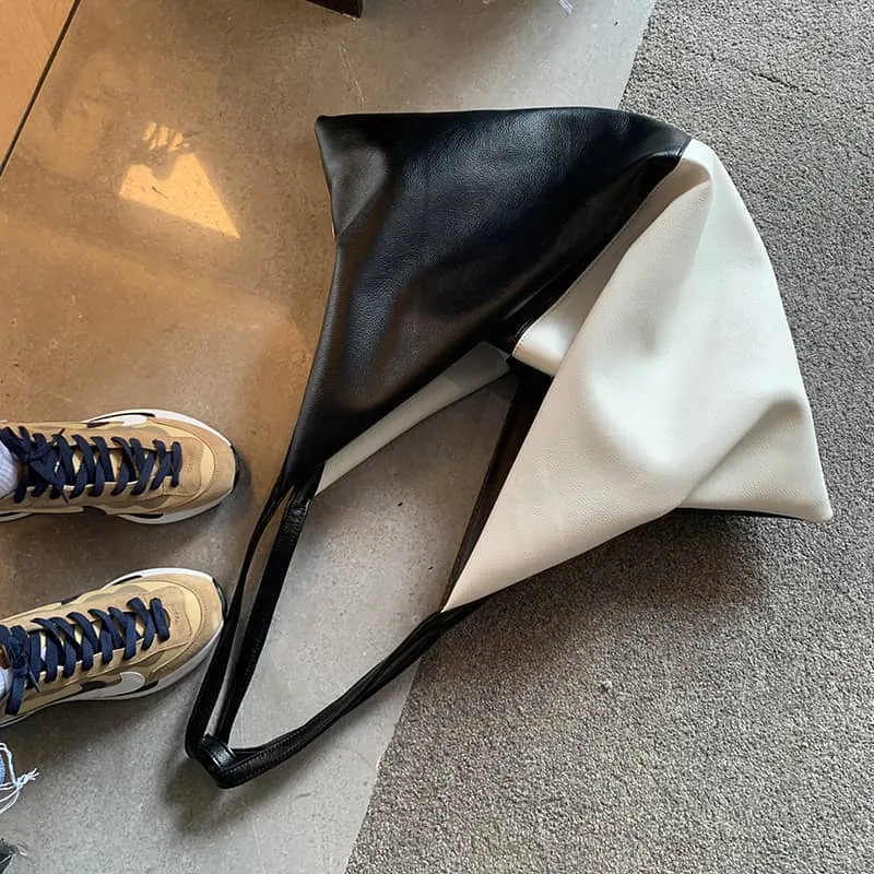 Minimalist style large capacity tote bag