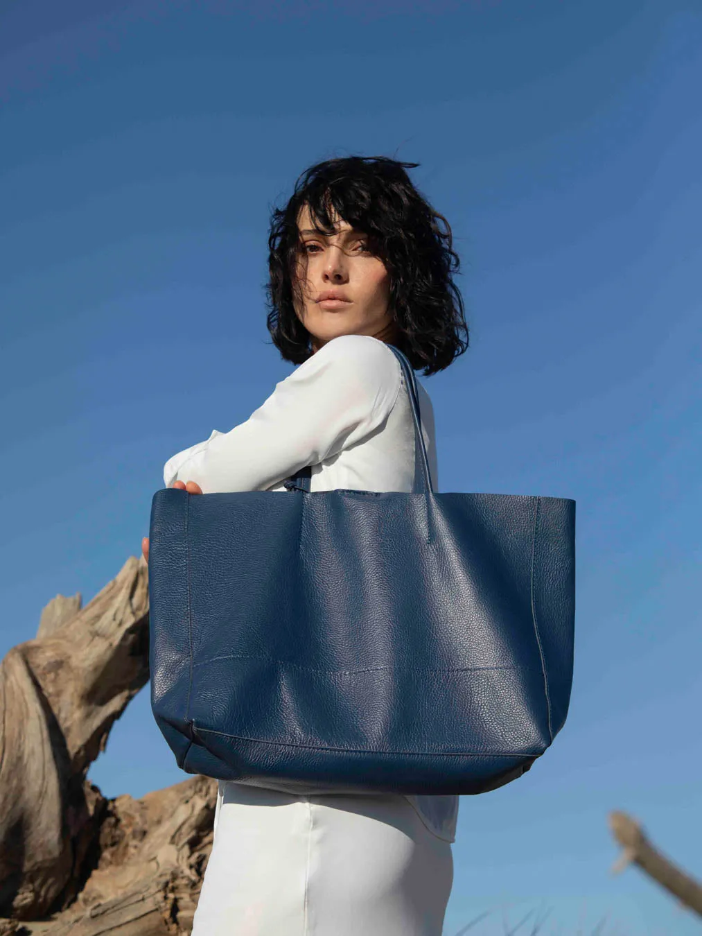 Oversized Leather Tote