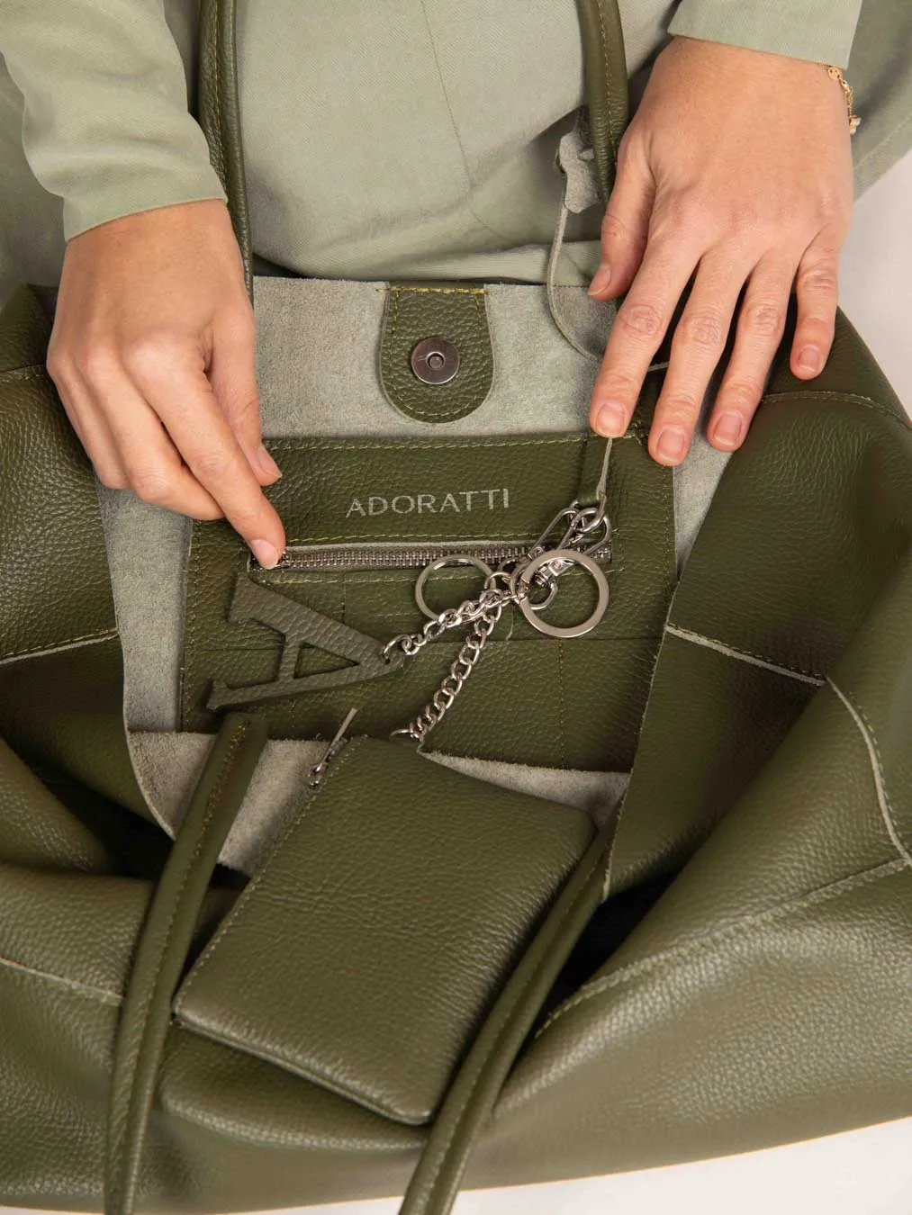 Oversized Leather Tote
