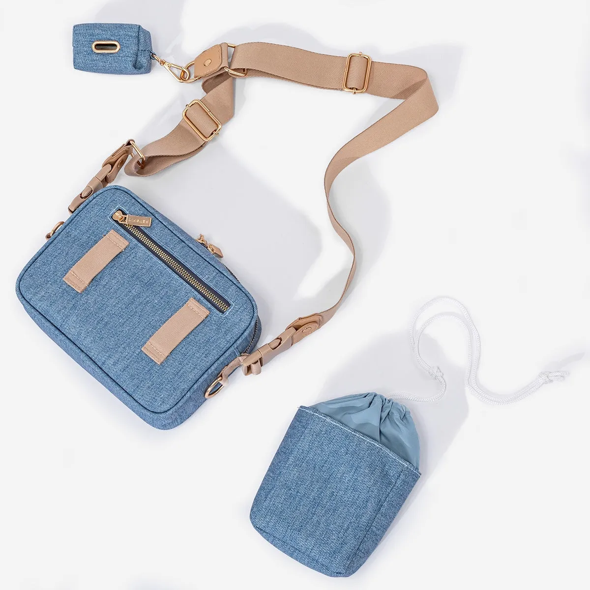 PETSFIT Vira Blazer Denim Crossbody Bag