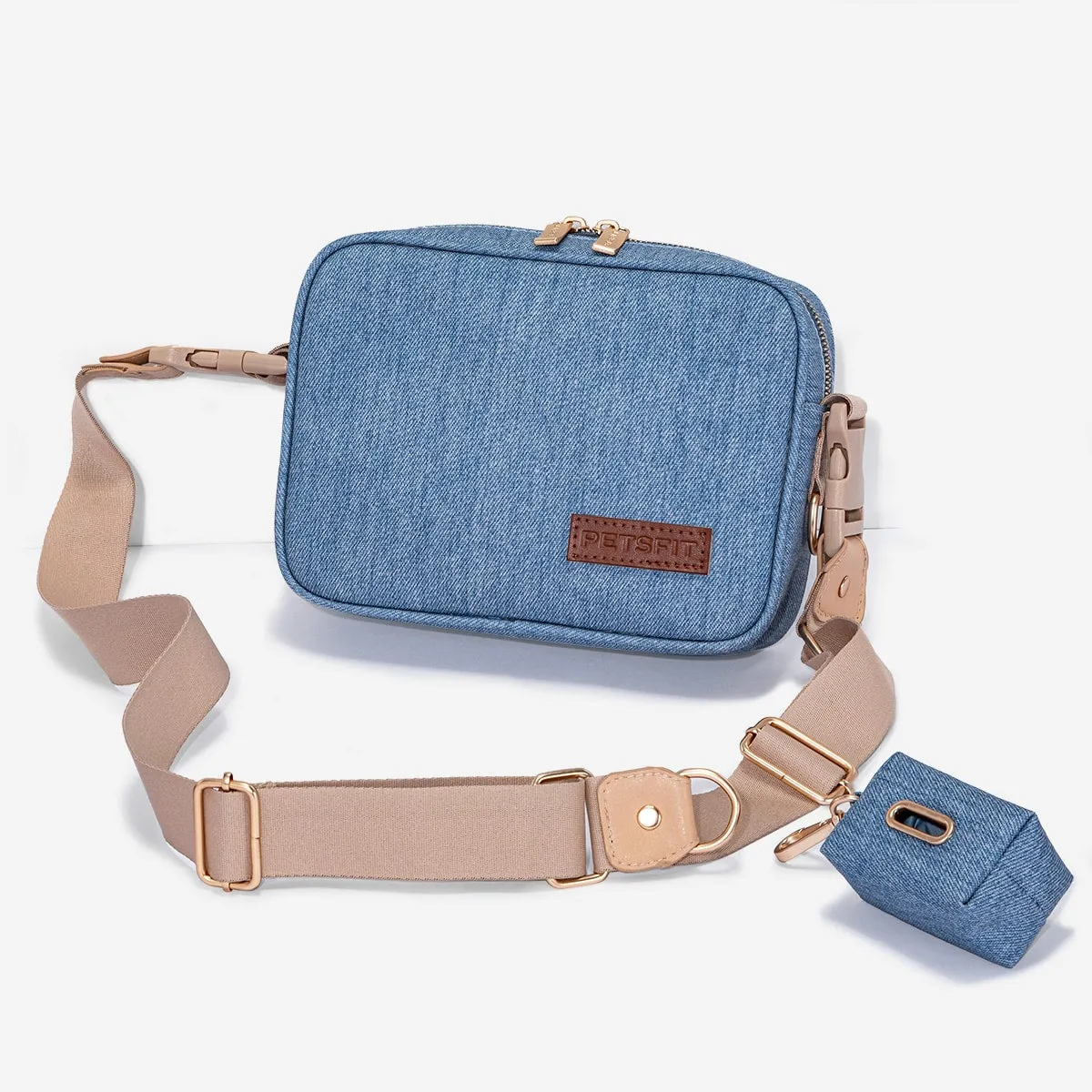 PETSFIT Vira Blazer Denim Crossbody Bag