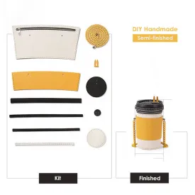 POPSEWING® Leather Coffee Cup Bag DIY Kit