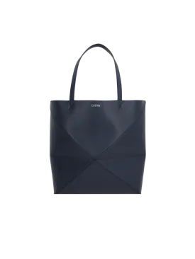 Puzzle Fold Leather Tote
