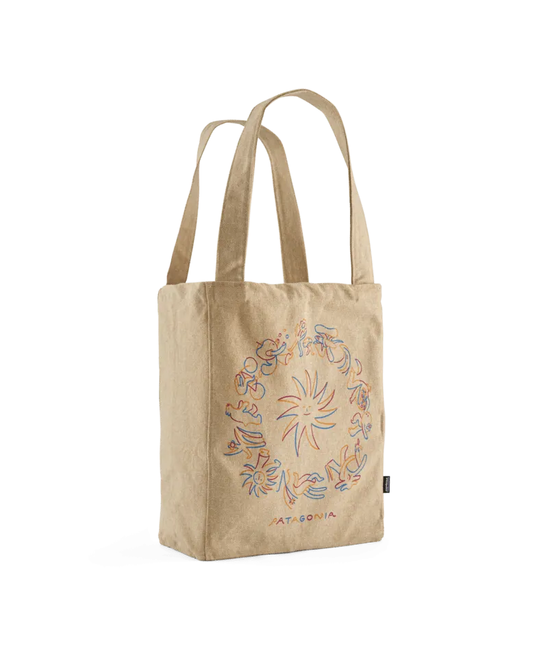 Recycled Market Tote - Solar Roller / Classic Tan