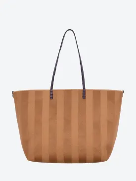 Roll large pequin jacquard handbag