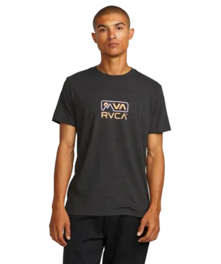 RVCA Mens Black Mountain RVCA SS Tshirt