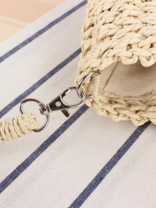 Semilunar Rattan Tote Bag