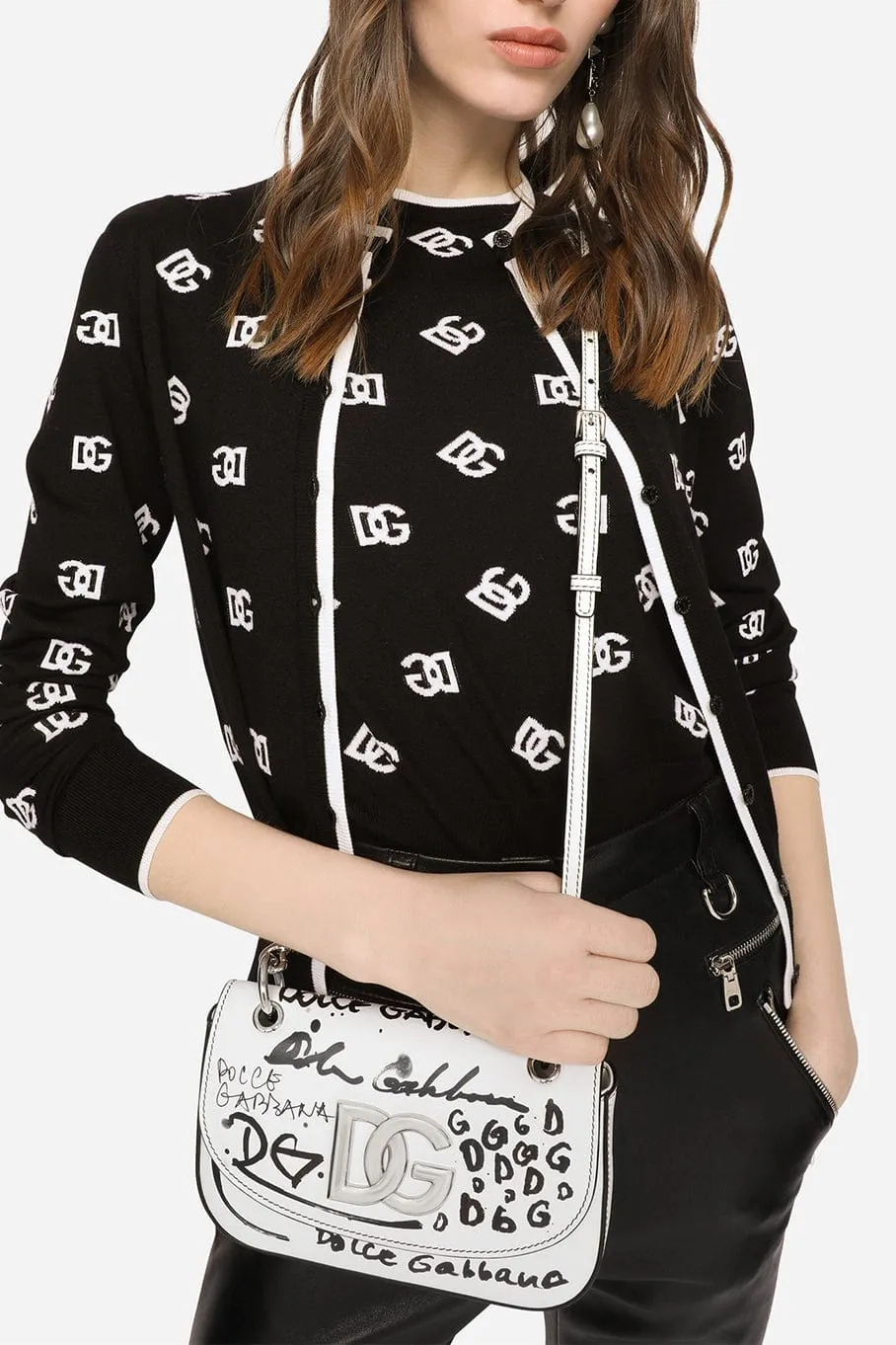 Small DG Graffiti Crossbody Bag