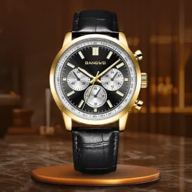 Sporty, Casual, Military, Business Leather Quartz Watch