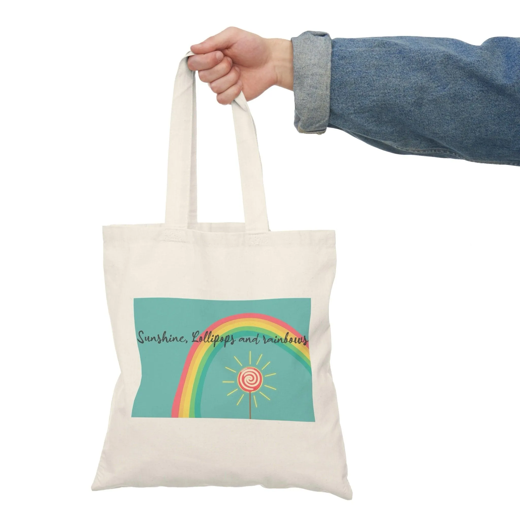 Sunshine, Lollipops and Rainbows Tote Bag